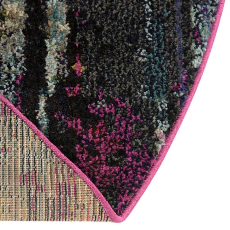Detail image of 5' 3 x 5' 3 Washable Spectrum Round Rug