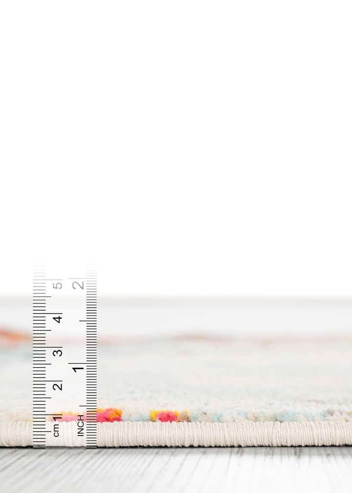 5' x 5' Washable Spectrum Round Rug