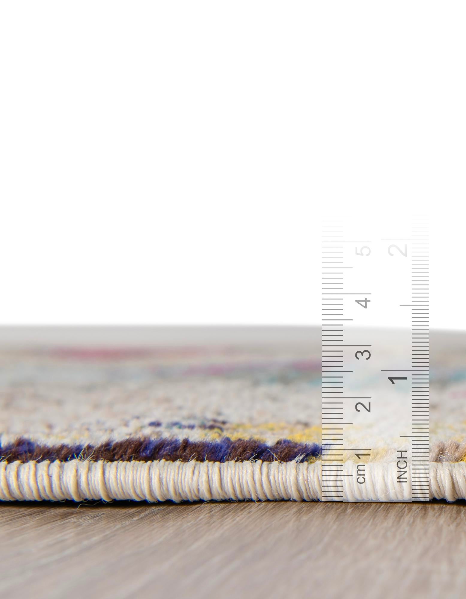 6' x 6' Washable Spectrum Round Rug