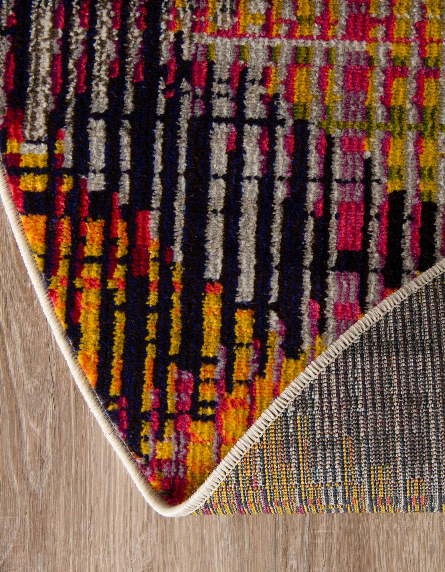 6' x 6' Washable Spectrum Round Rug