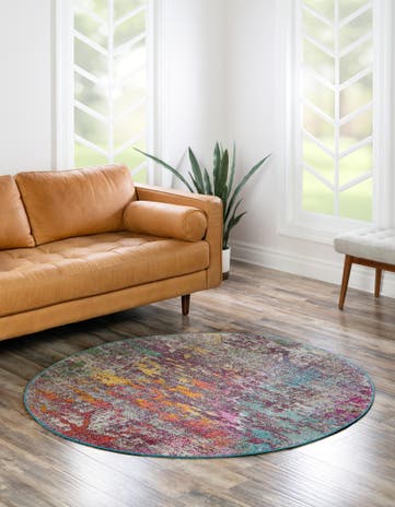 5' 3 x 5' 3 Starlight Round Rug