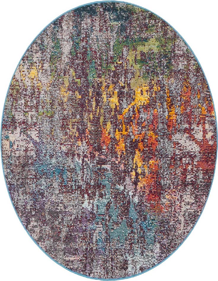 Detail image of 4' x 4' Starlight Round Rug