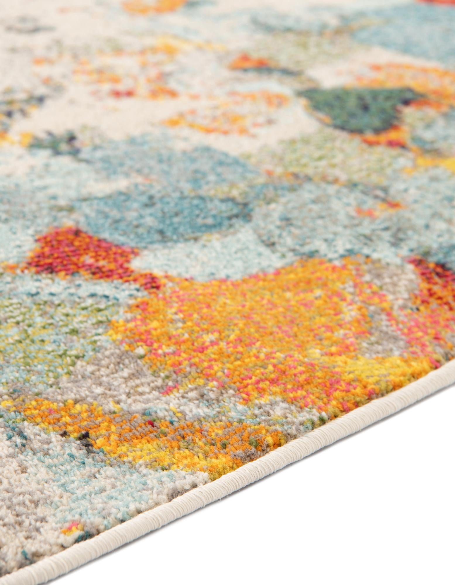 8' x 8' Washable Theia Round Rug