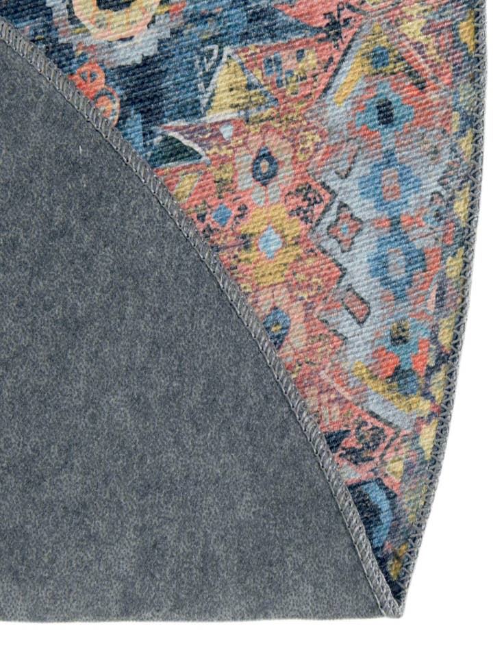 Detail image of 5' x 5' Washable Timeless Round Rug