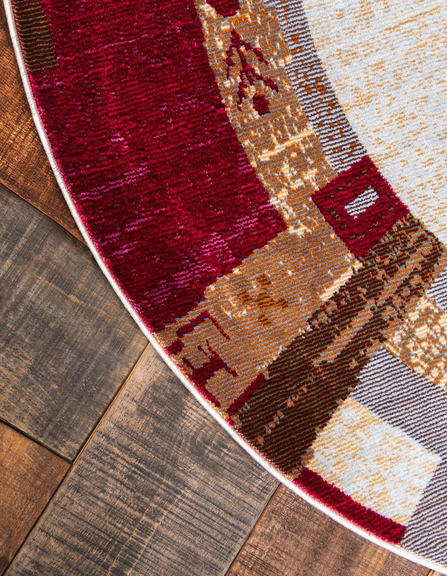 5' 5 x 5' 5 Tribe Round Rug