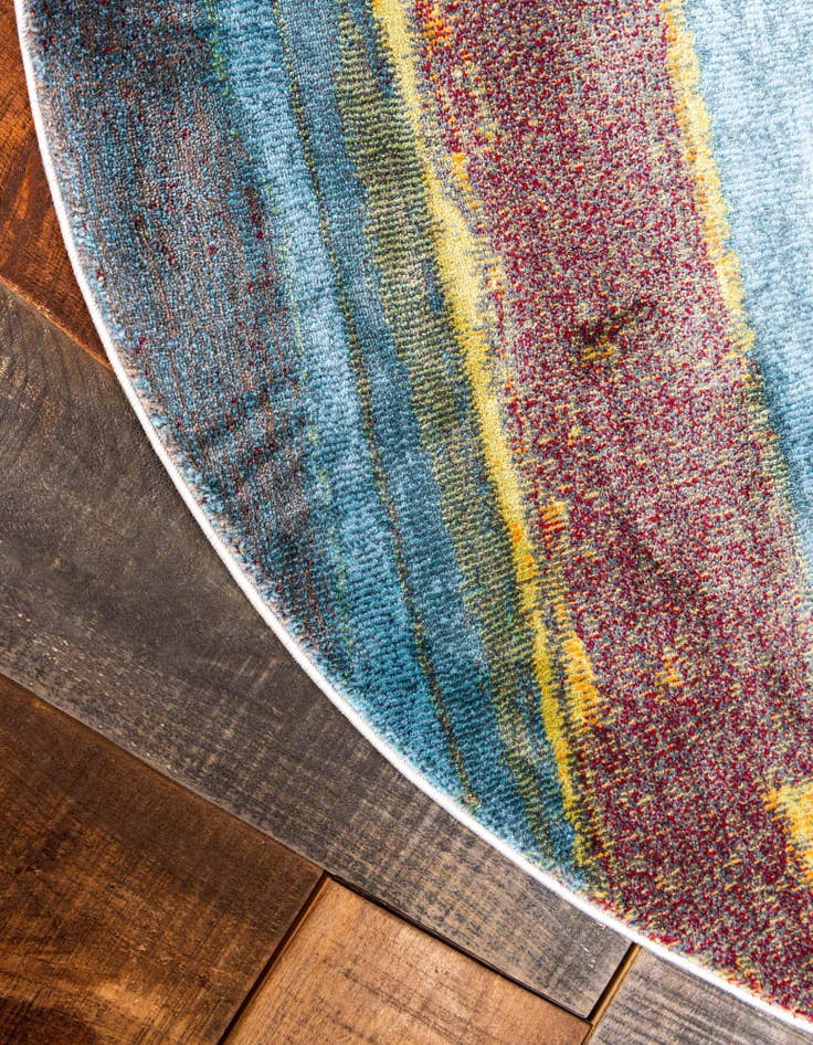 Detail image of 5' 5 x 5' 5 Tribe Round Rug