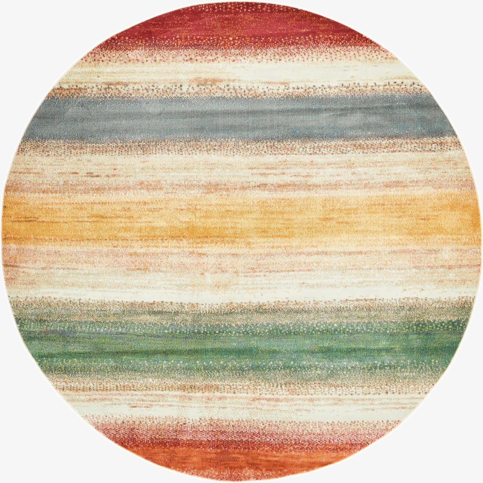 8' 2 x 8' 2 Tribe Round Rug