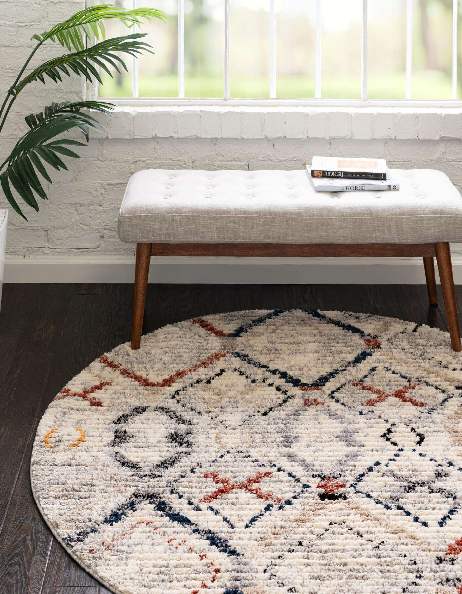 Detail image of 90cm x 90cm Tucson Round Rug