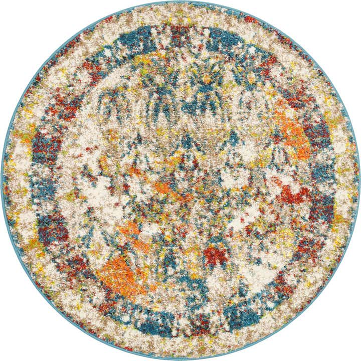 3' 3 x 3' 3 Veneto Round Rug