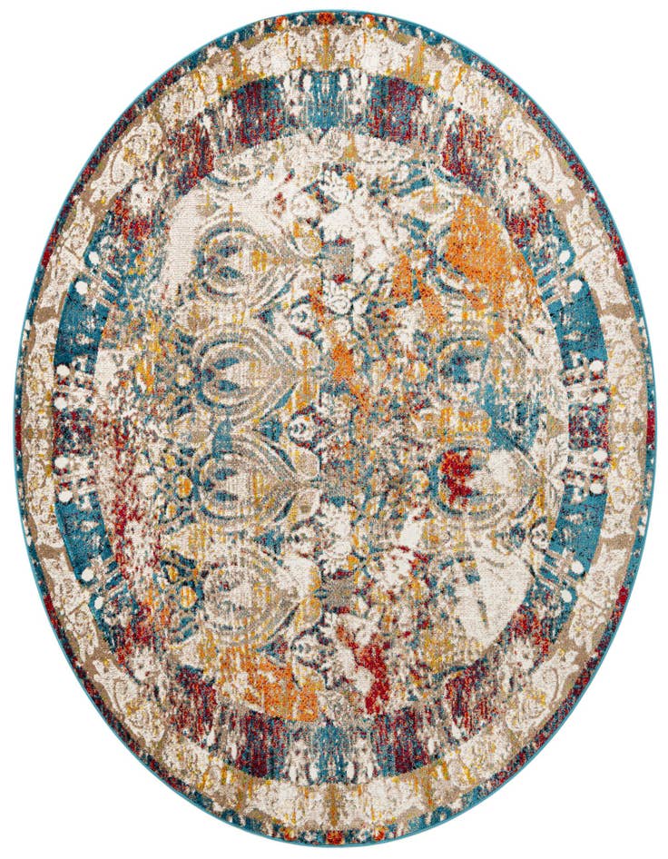 Detail image of 8' x 8' Venice Round Rug