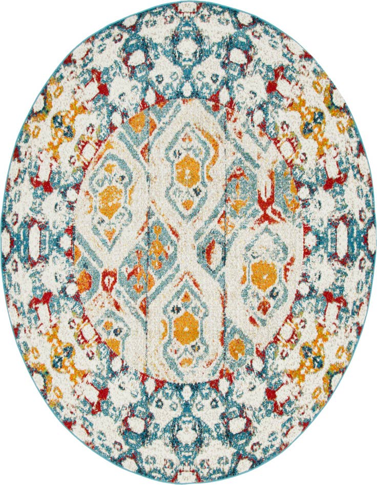 Detail image of 8' x 8' Venice Round Rug