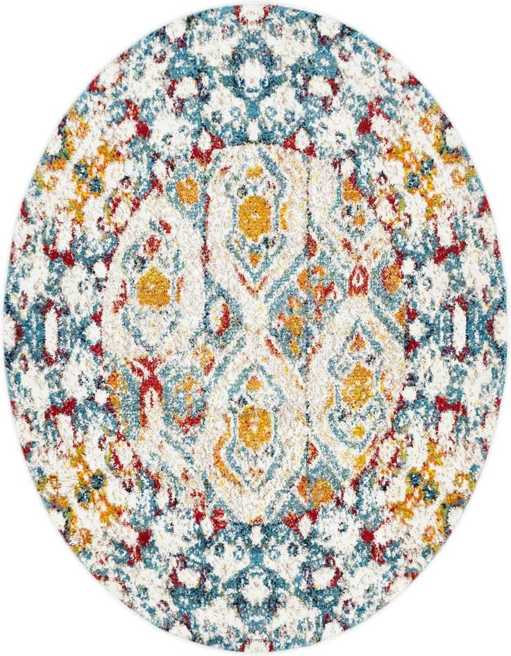 Detail image of 4' x 4' Venice Round Rug