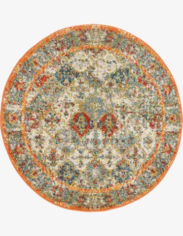 3' 3 x 3' 3 Venice Round Rug