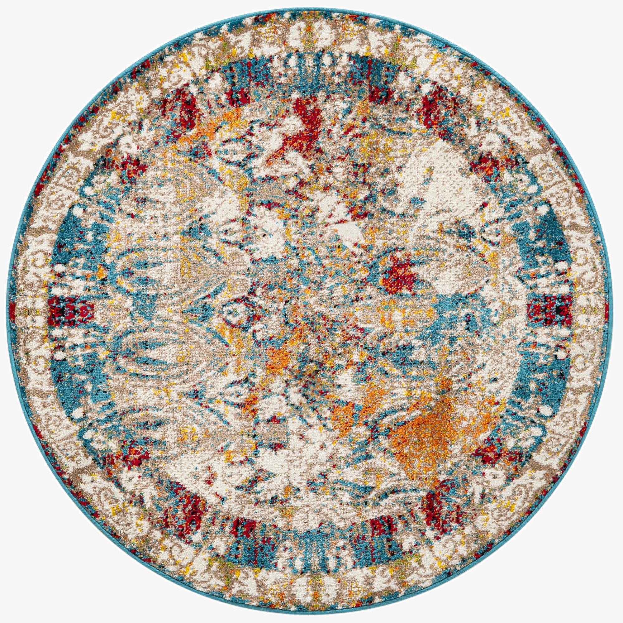 4' x 4' Venice Round Rug