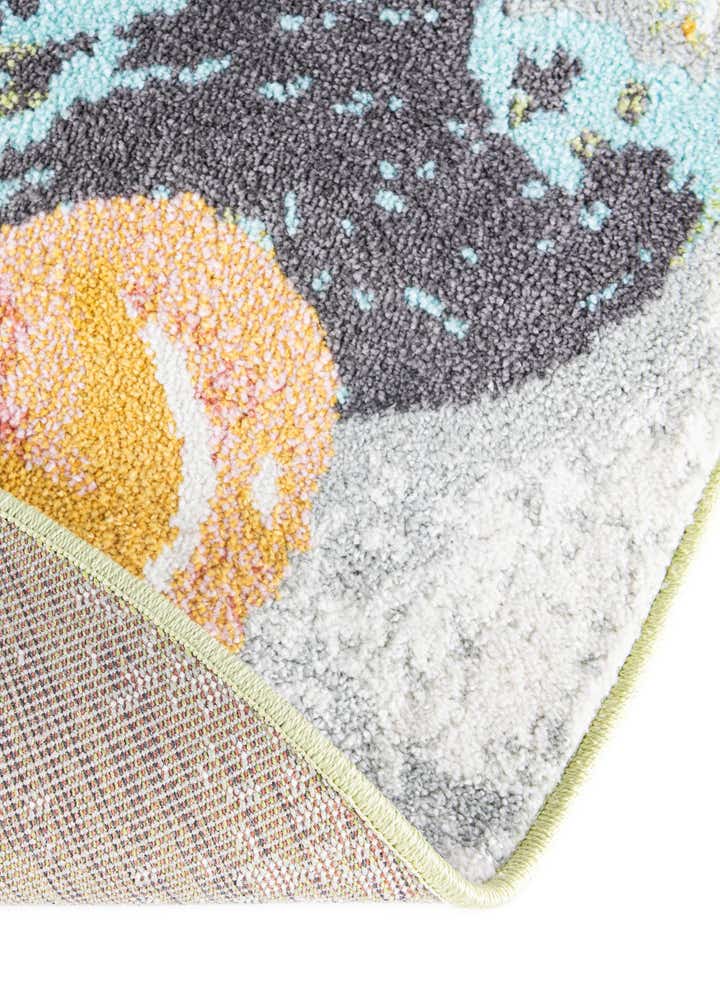 5' 1 x 5' 1 Gorilla Whimsy Kids Round Rug