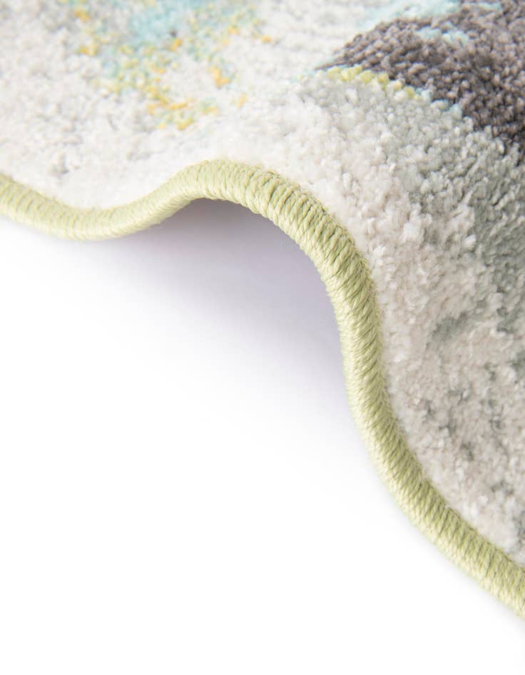 Detail image of 5' 1 x 5' 1 Gorilla Whimsy Kids Round Rug