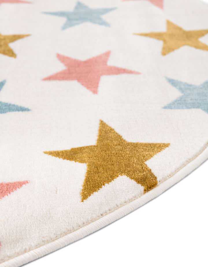 4' x 4' Whimsy Kids Round Rug