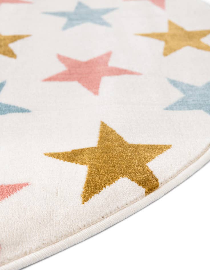 Detail image of 4' x 4' Whimsy Kids Round Rug