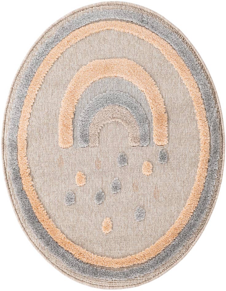 Detail image of 3' x 3' Whimsy Kids Round Rug