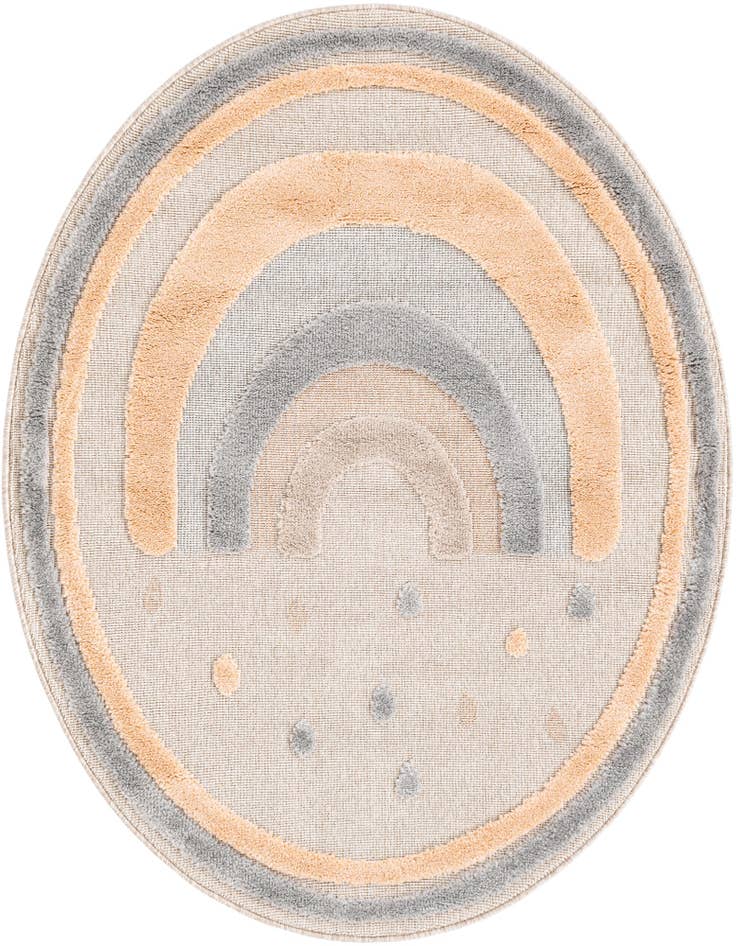 Detail image of 5' x 5' Whimsy Kids Round Rug