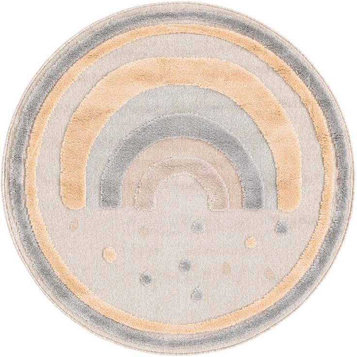 Detail image of 5' x 5' Whimsy Kids Round Rug