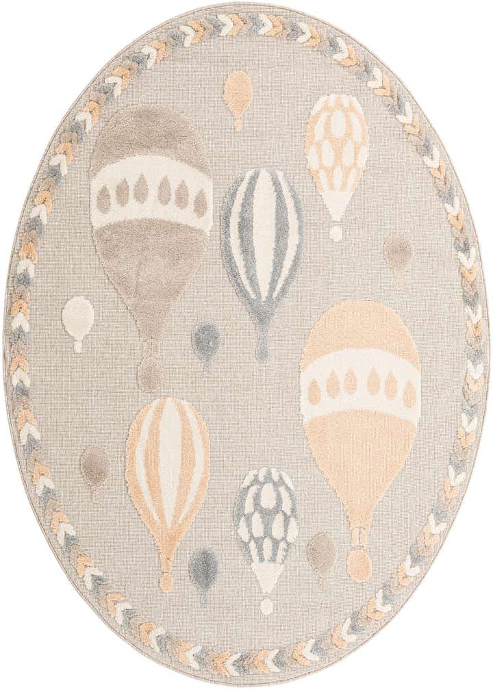 7' x 7' Whimsy Kids Round Rug
