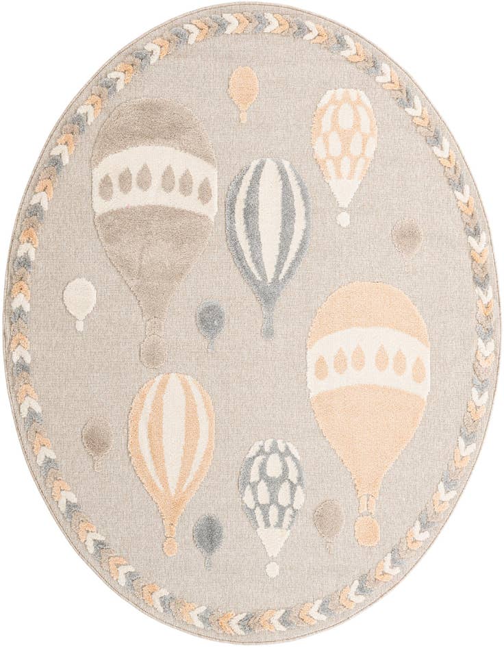 Detail image of 7' x 7' Whimsy Kids Round Rug