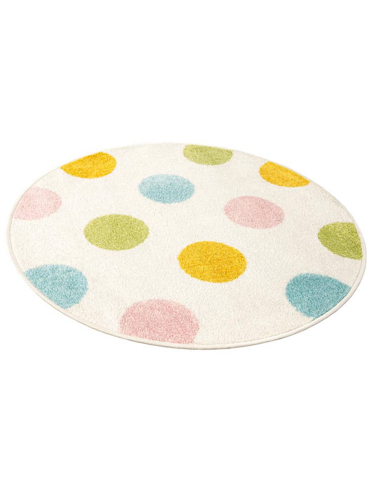 Detail image of 3' 3 x 3' 3 Whimsy Kids Round Rug
