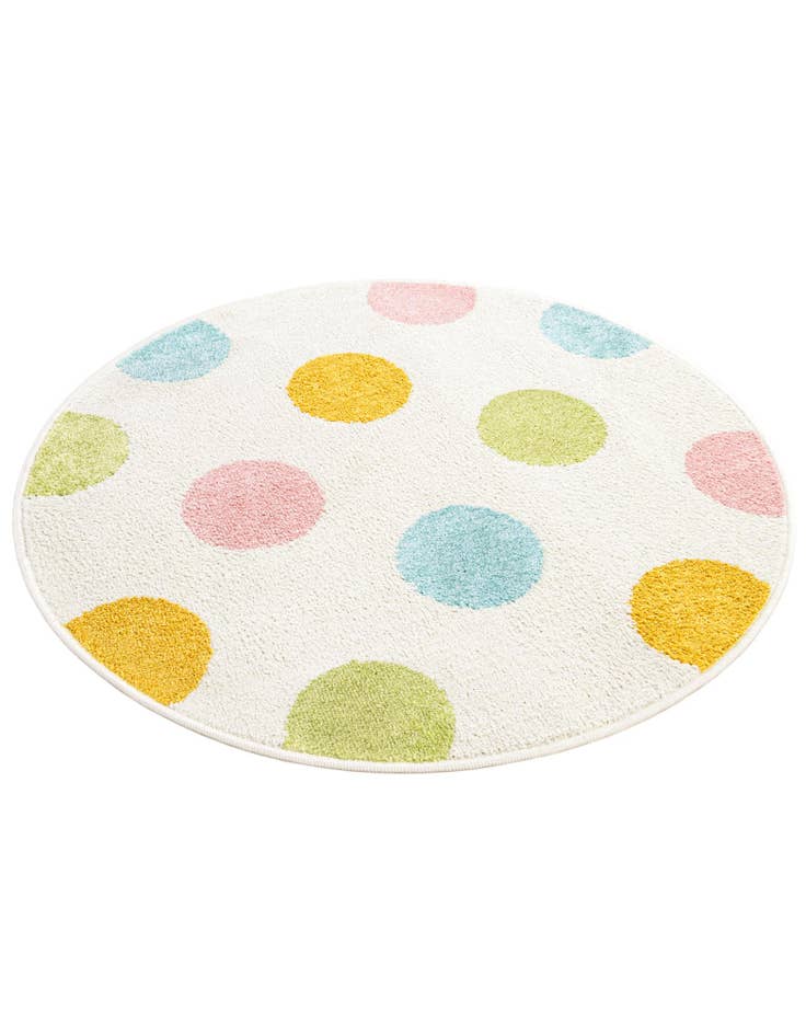 Detail image of 3' 3 x 3' 3 Whimsy Kids Round Rug