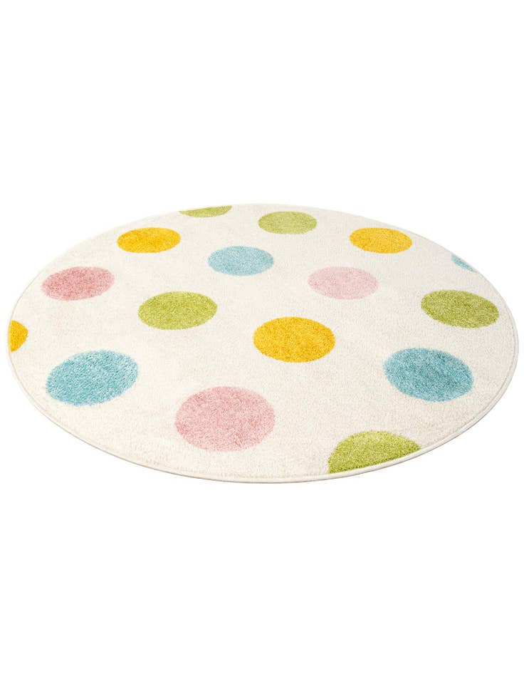Detail image of 5' x 5' Whimsy Kids Round Rug