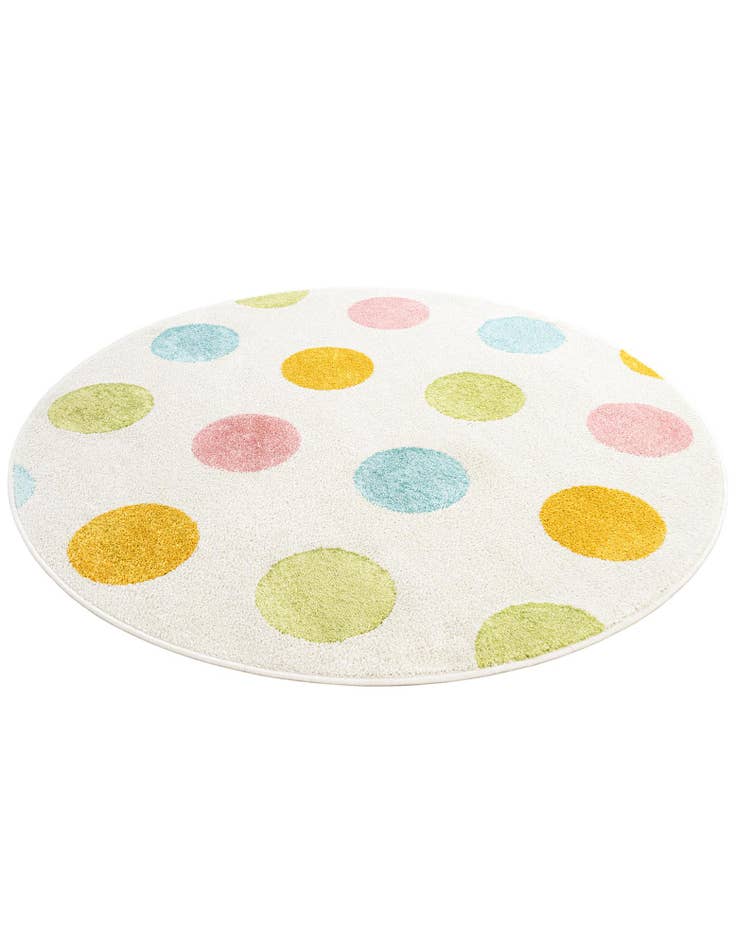 Detail image of 5' x 5' Whimsy Kids Round Rug