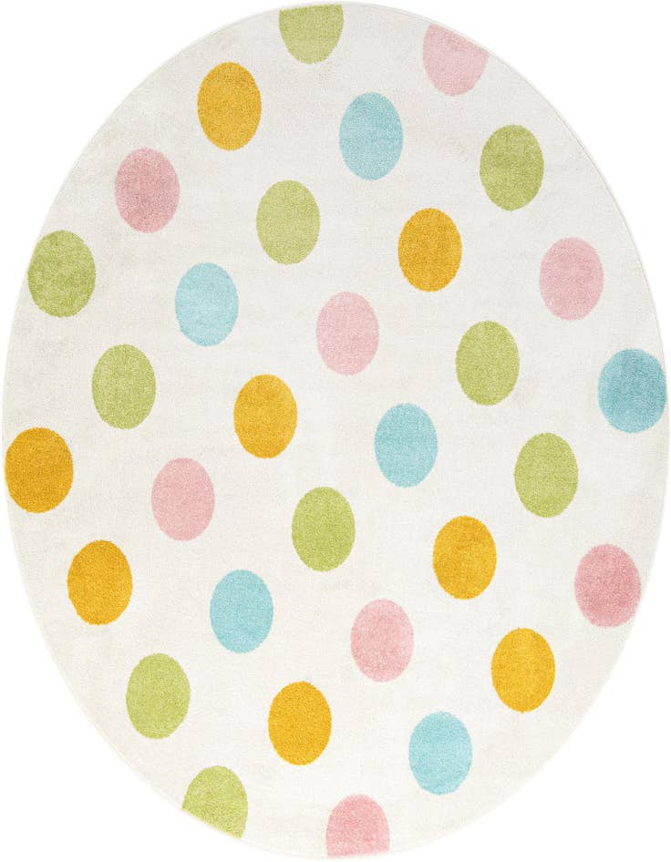 Detail image of 7' 10 x 7' 10 Whimsy Kids Round Rug