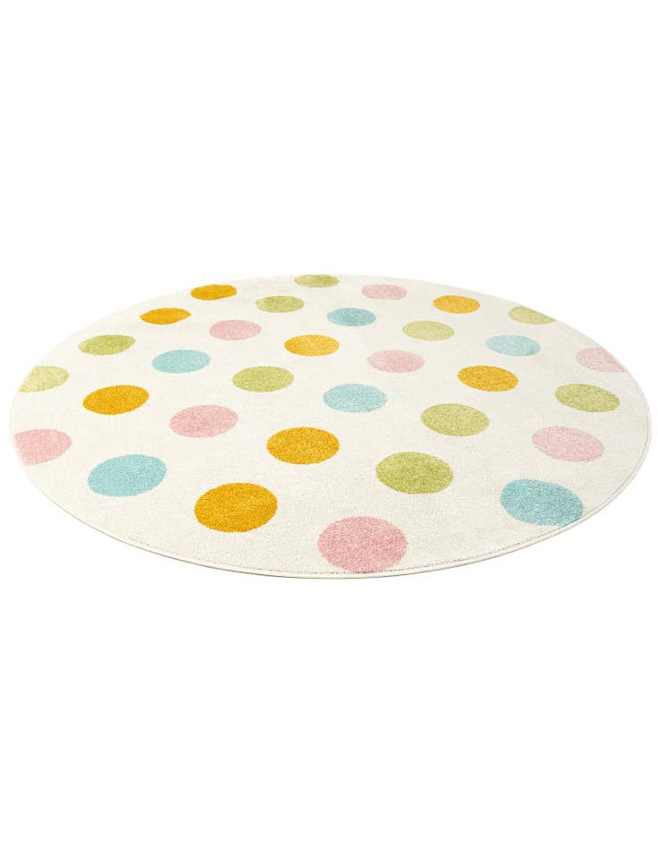 Detail image of 7' 10 x 7' 10 Whimsy Kids Round Rug