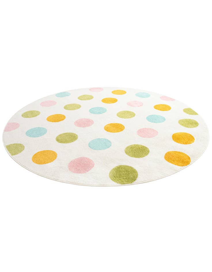 Detail image of 7' 10 x 7' 10 Whimsy Kids Round Rug