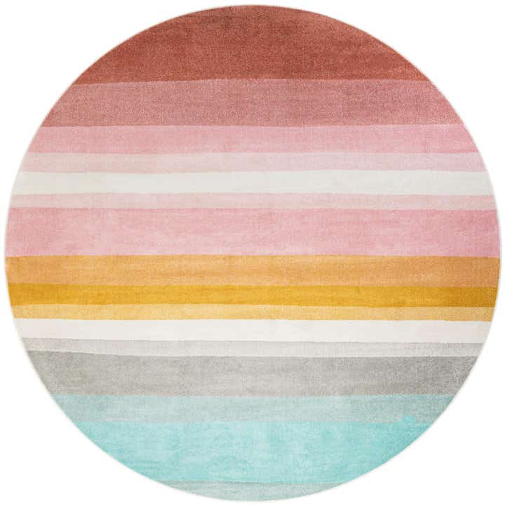 365cm x 365cm Whimsy Kids Rond Vloerkleed