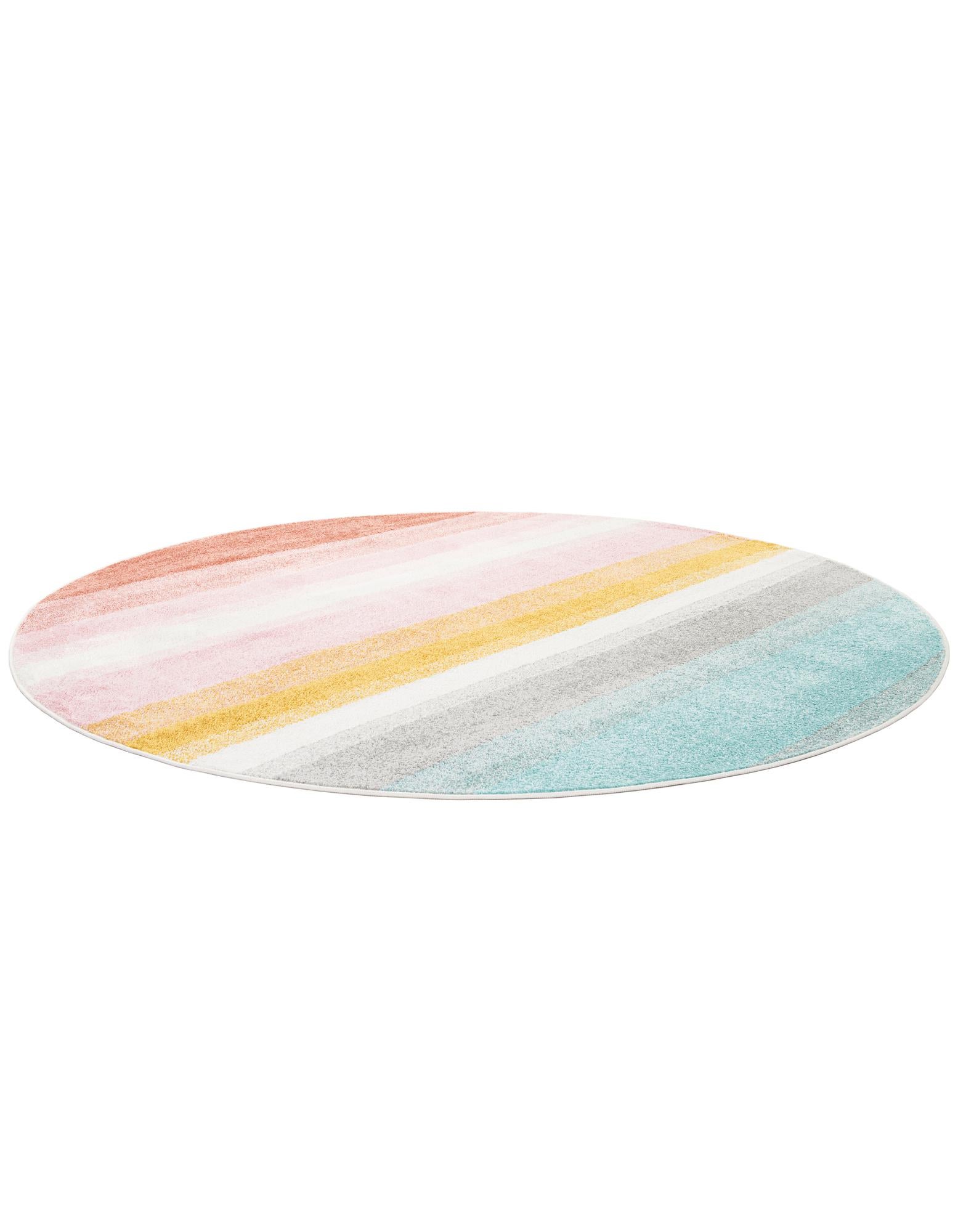 7' x 7' Whimsy Kids Round Rug