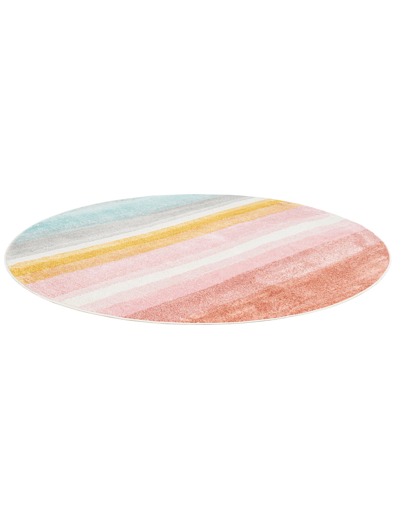 7' x 7' Whimsy Kids Round Rug