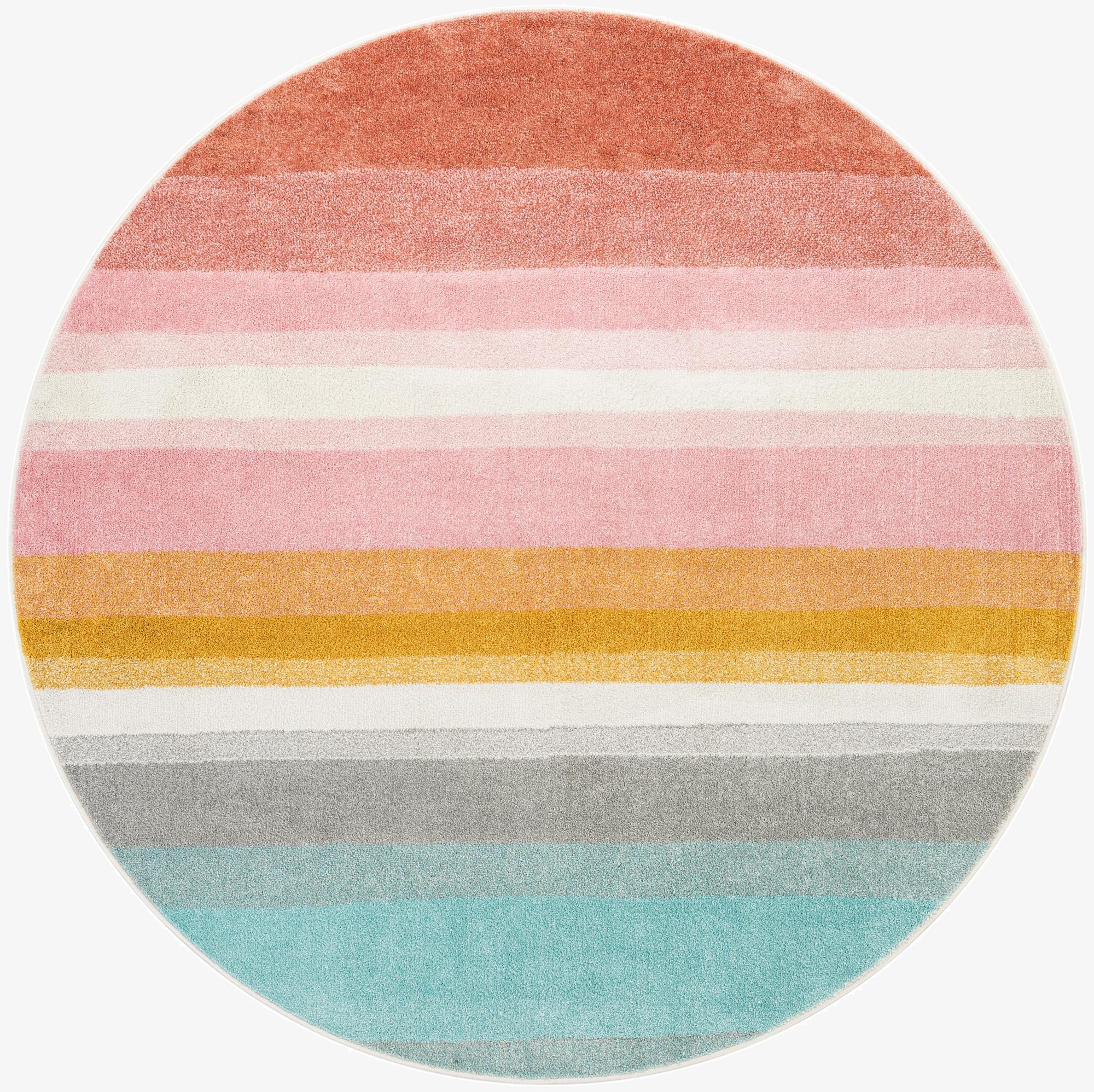 7' x 7' Whimsy Kids Round Rug