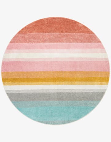 7' x 7' Whimsy Kids Round Rug