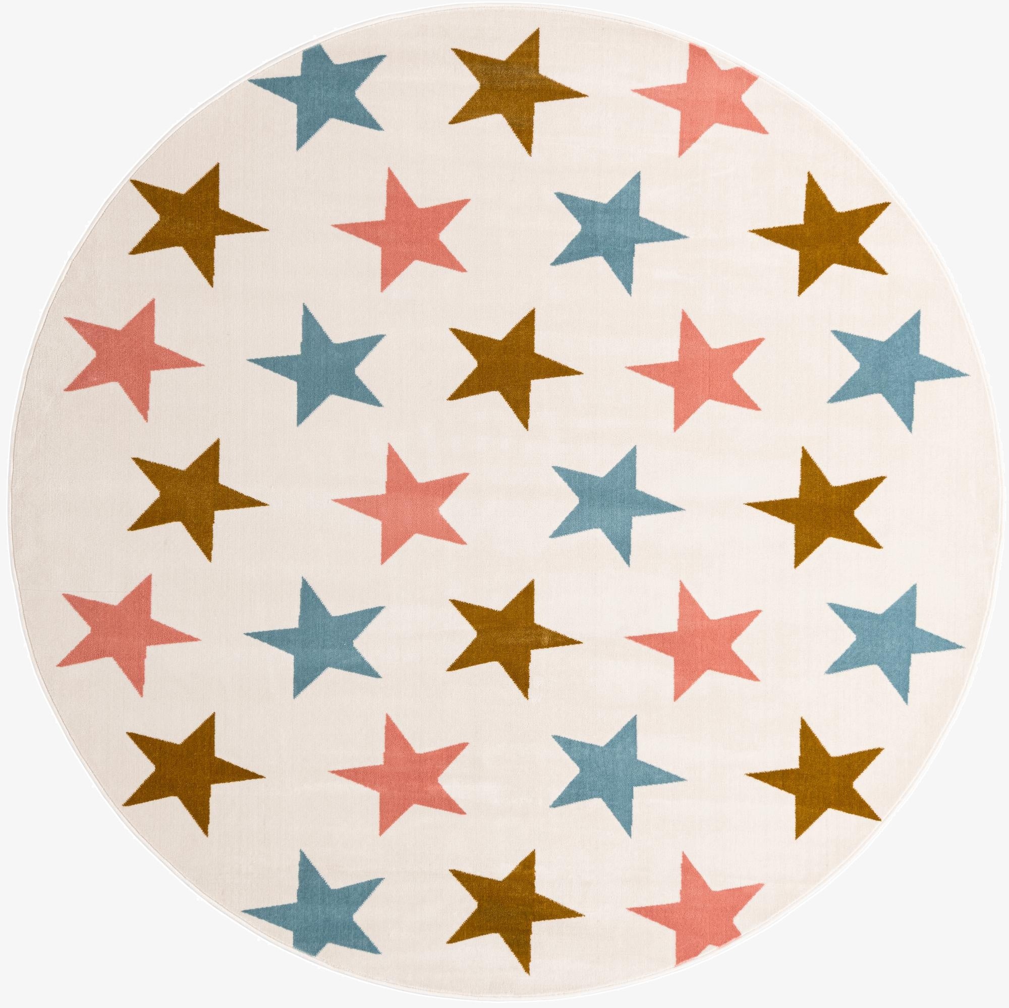 7' 10 x 7' 10 Whimsy Kids Round Rug