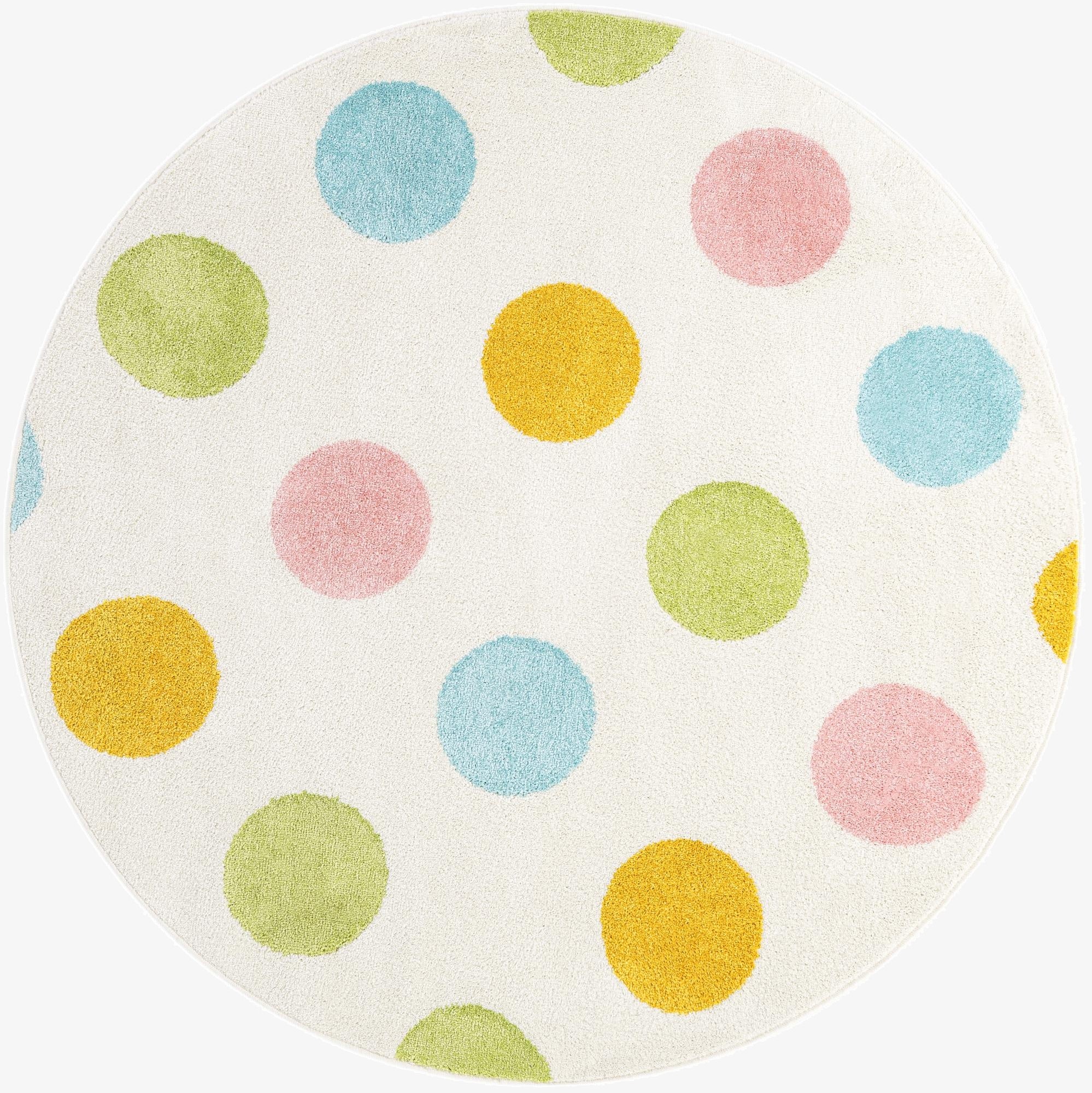 5' x 5' Whimsy Kids Round Rug