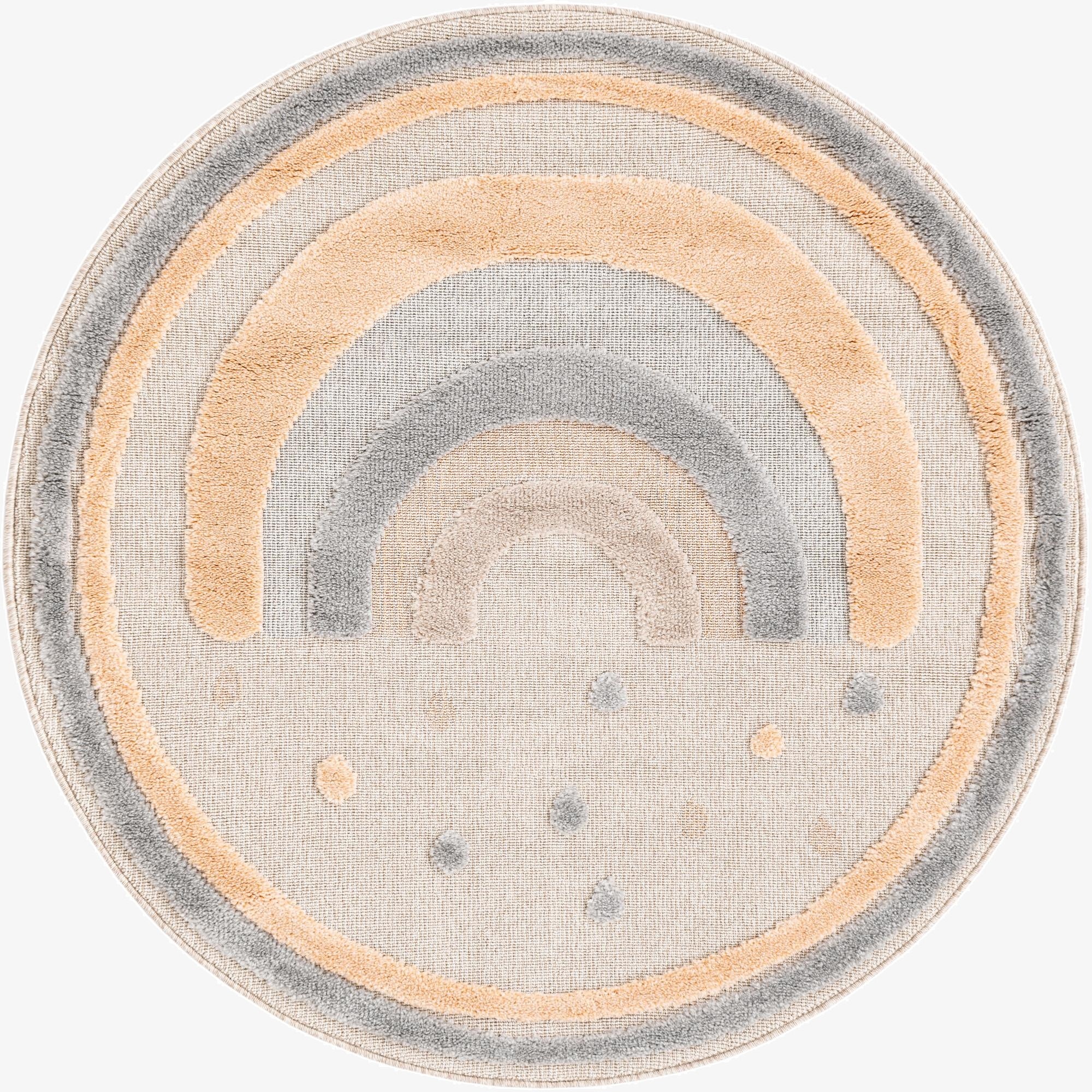 5' x 5' Whimsy Kids Round Rug