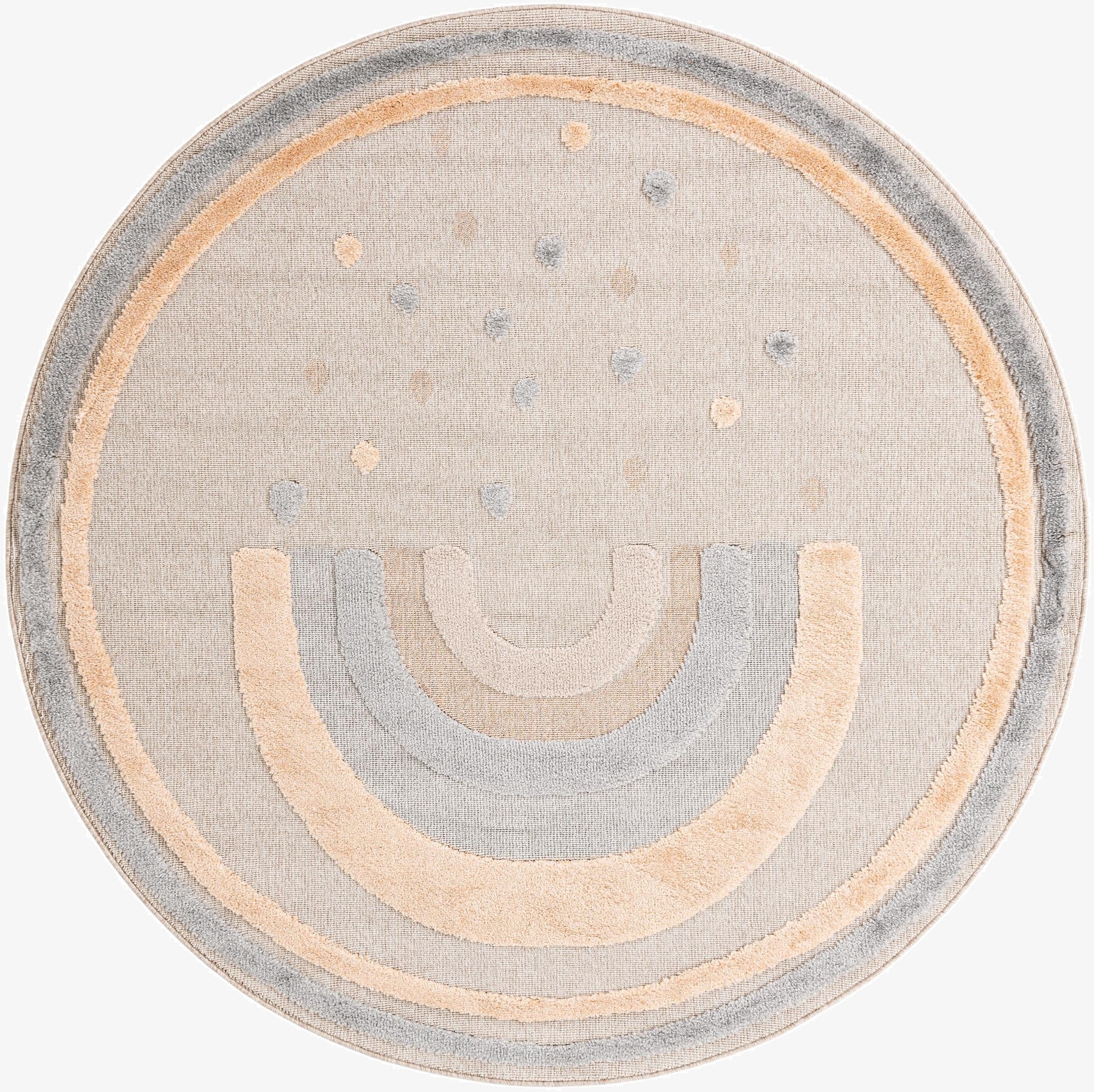 7' x 7' Whimsy Kids Round Rug