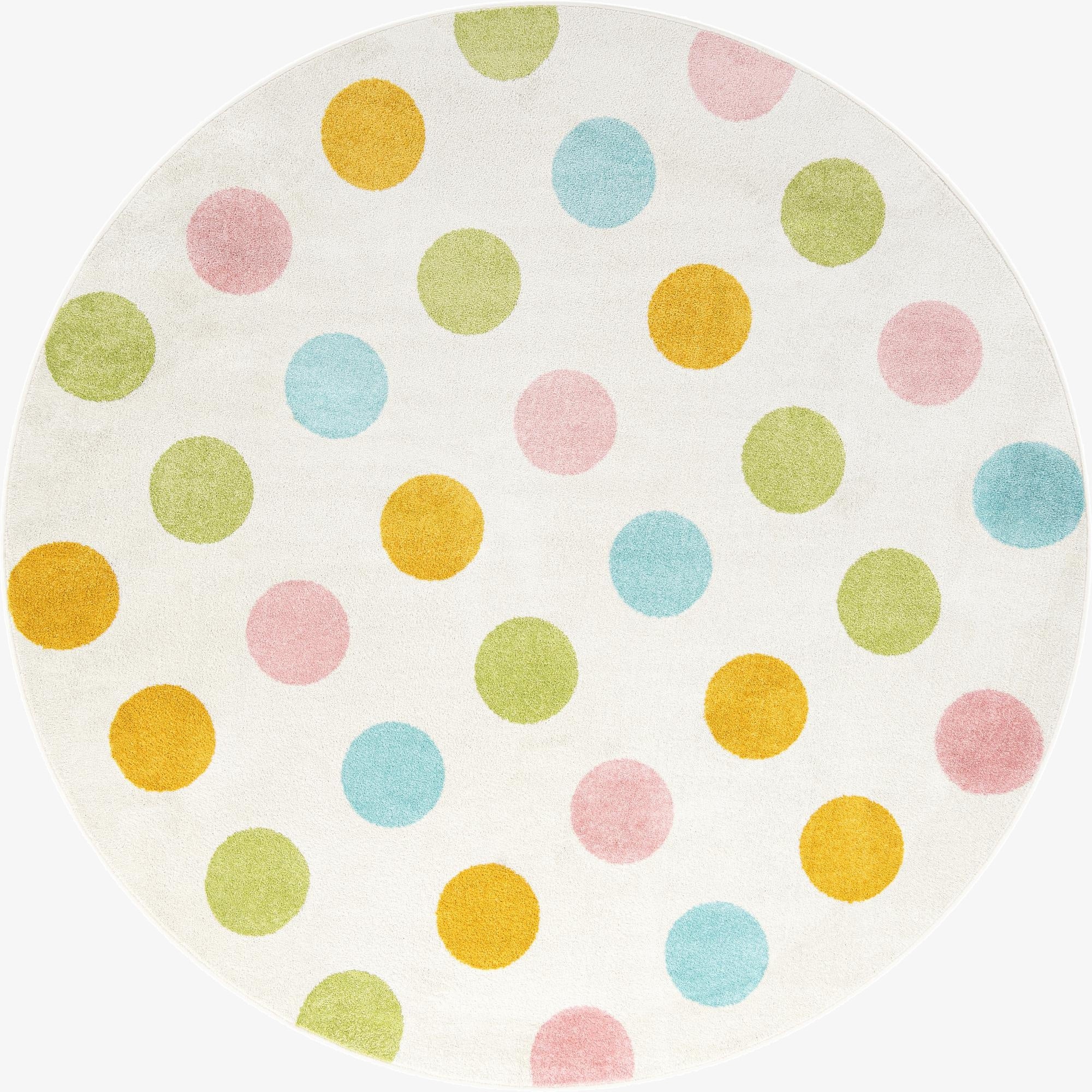 7' 10 x 7' 10 Whimsy Kids Round Rug