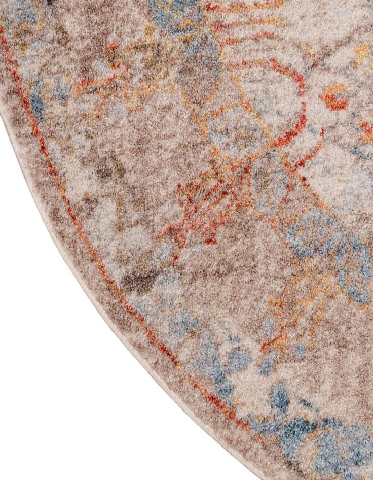Detail image of 3' 3 x 3' 3 Williamsburg Round Rug
