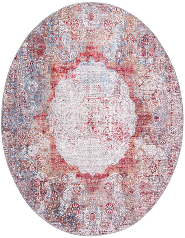 Detail image of 6' x 6' Washable Yara Round Rug