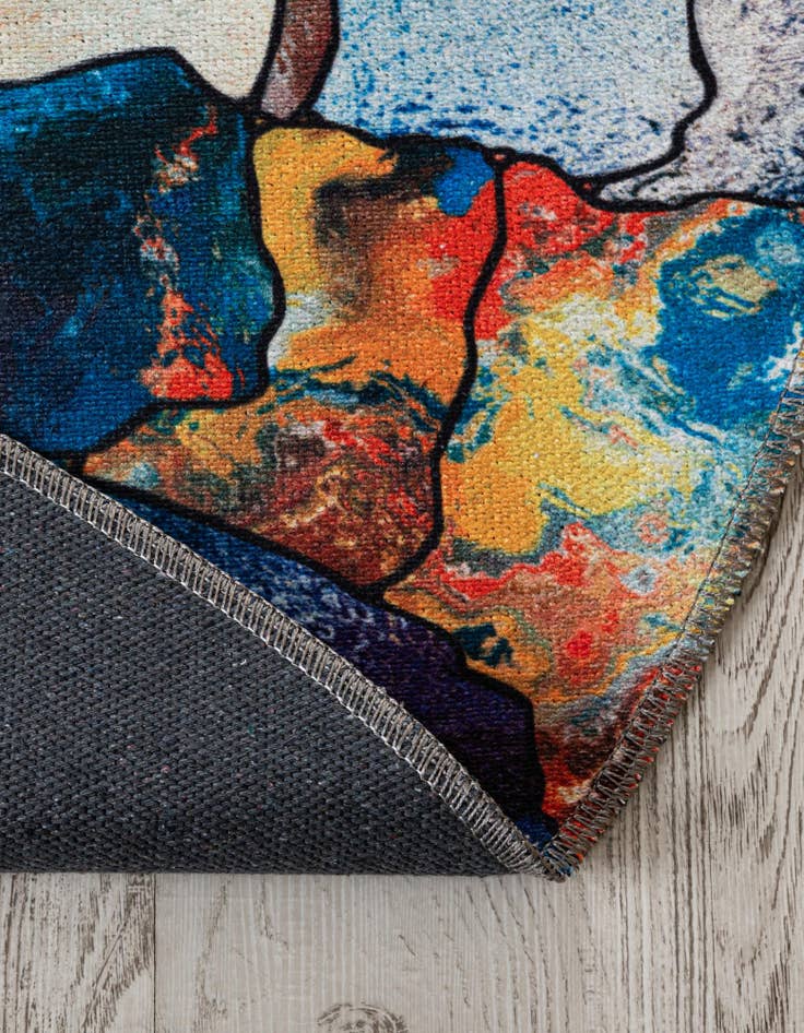 Detail image of 4' x 4' Yara Round Rug