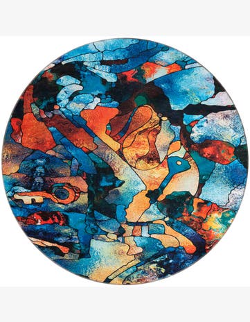 7' 10 x 7' 10 Yara Round Rug