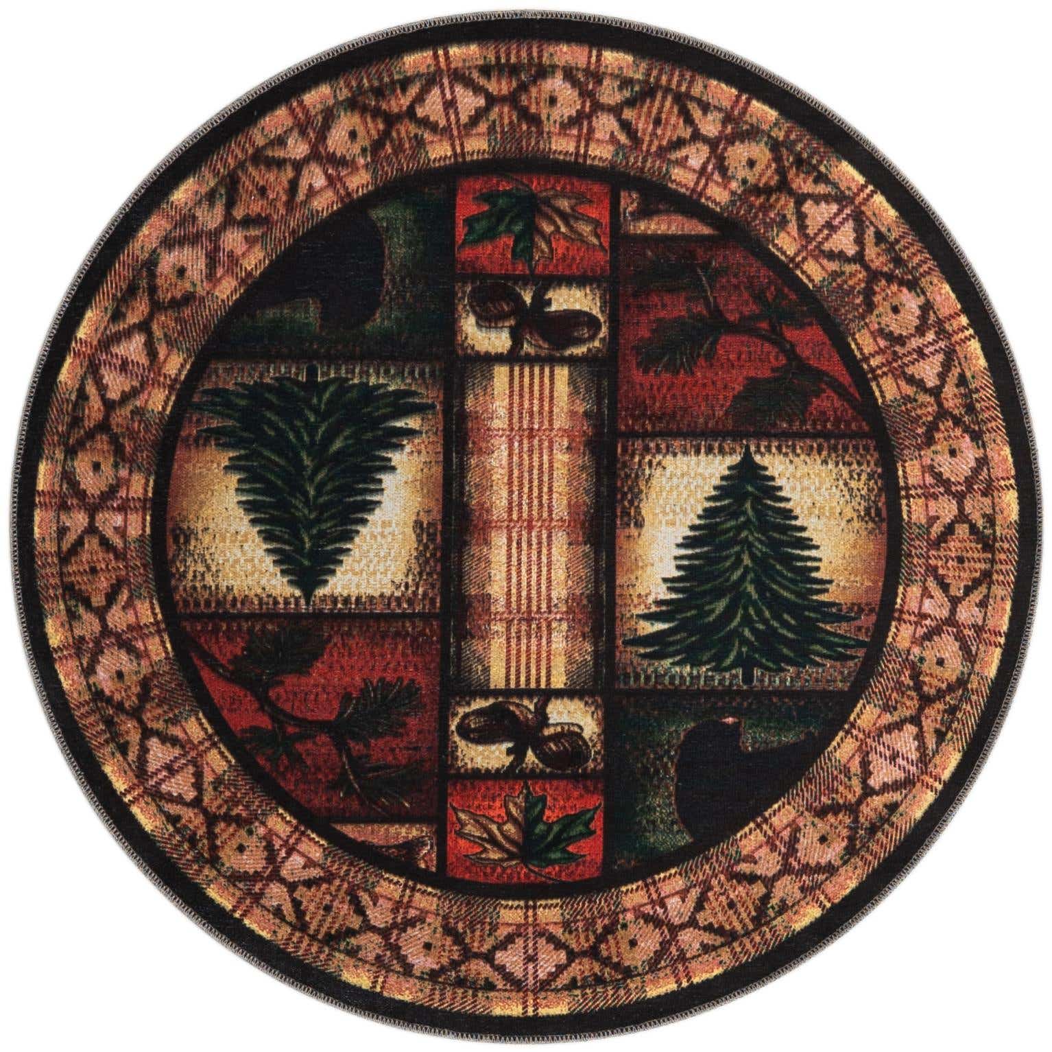 4' x 4' Yara Round Rug