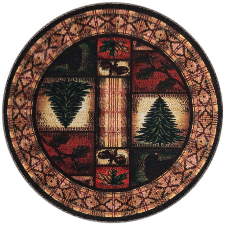 Detail image of 4' x 4' Yara Round Rug